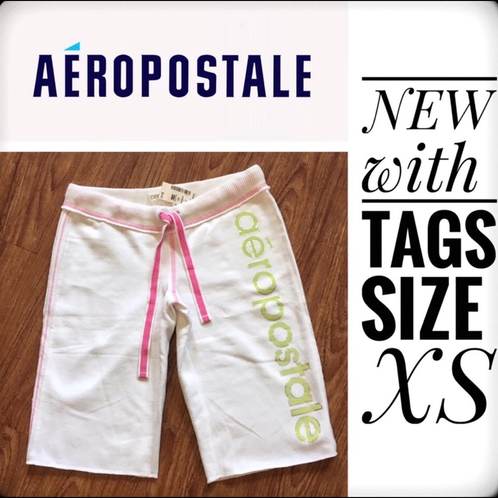 Aeropostale NWT white shorts XS